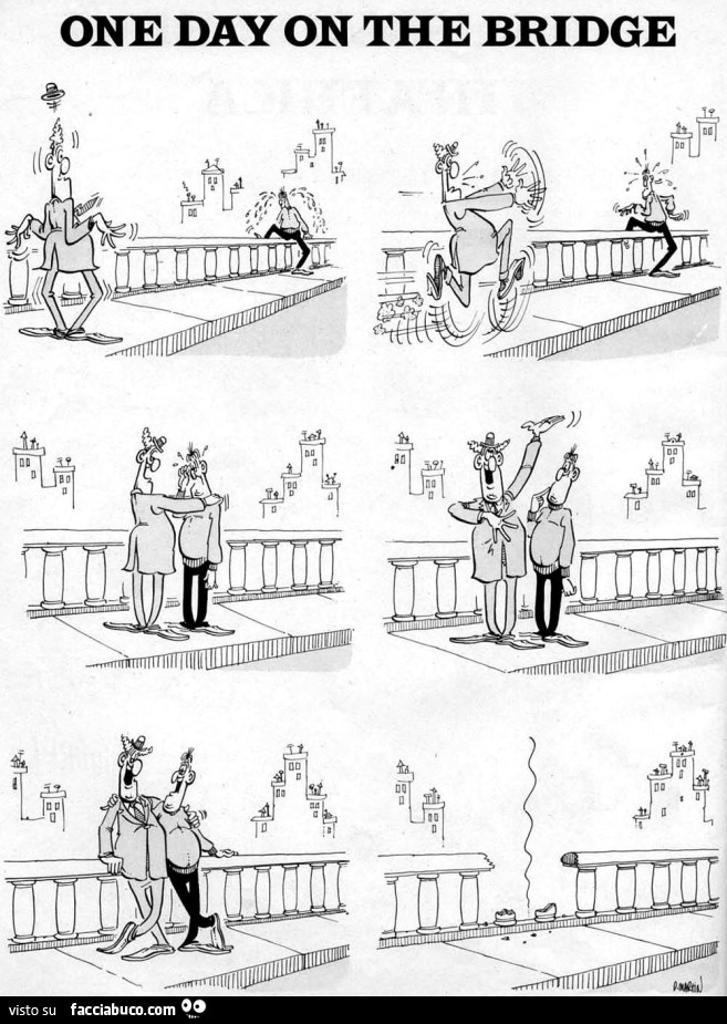 One day on the bridge