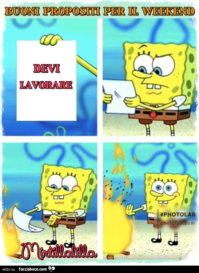 Devi lavorare