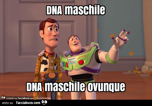 Dna maschile dna maschile ovunque