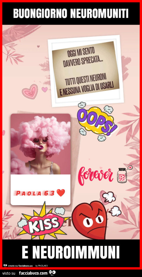 Buongiorno neuromuniti e neuroimmuni