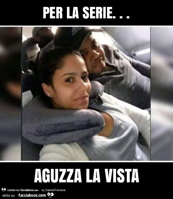 Per la serie… aguzza la vista