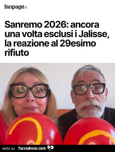 Sanremo 2026 ancora una volta esclusi i jalisse la reazione al 29esimo rifiuto