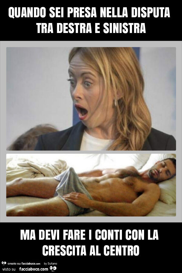 Quando sei presa nella disputa tra destra e sinistra ma devi fare i conti con la crescita al centro