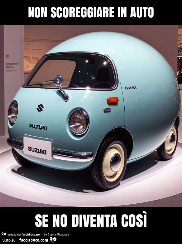 Non scoreggiare in auto se no diventa così