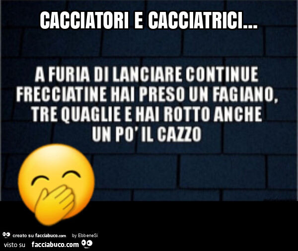 Cacciatori e cacciatrici
