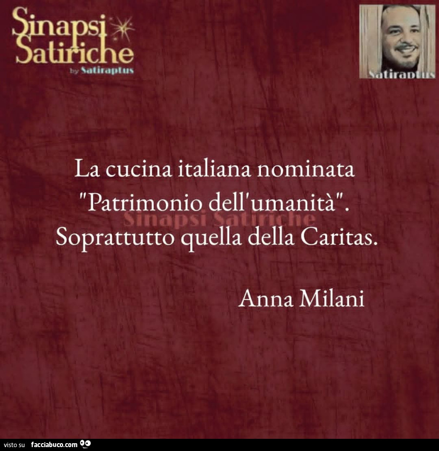 La cucina italiana nominata patrimonio dell'umanita. Soprattutto quella della caritas