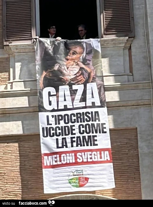 GAZA. L'ipocrisia uccide come la fame. Meloni sveglia