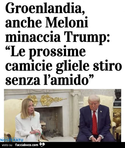 Meloni minaccia Trump