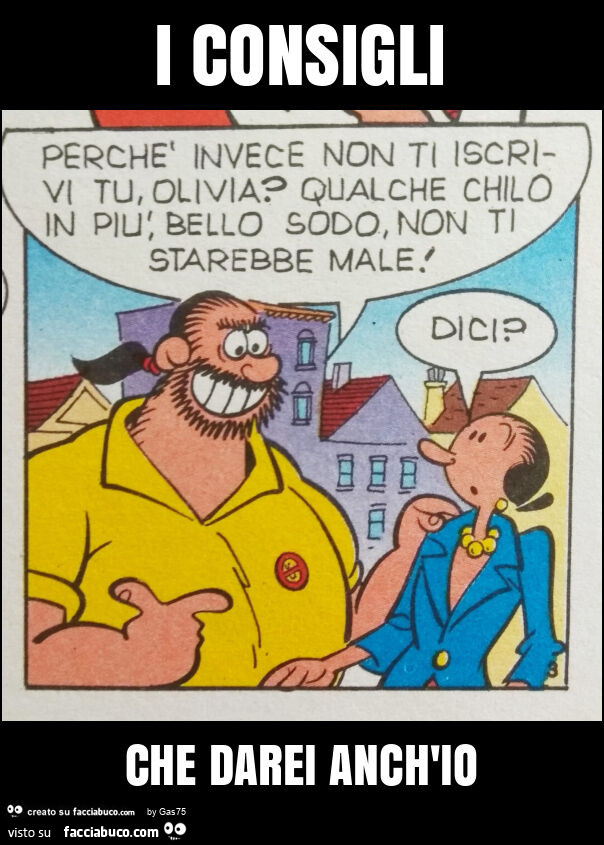 I consigli che darei anch'io