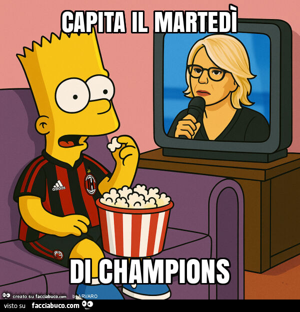 Capita il martedì di champions