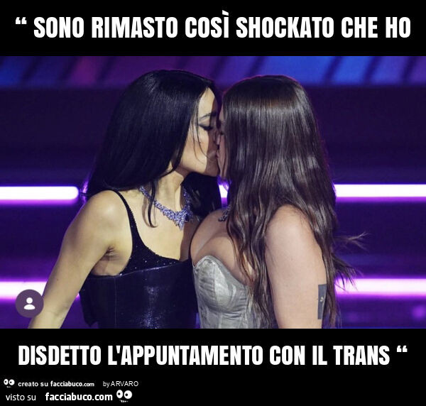 “ sono rimasto così shockato che ho disdetto l'appuntamento con il trans “