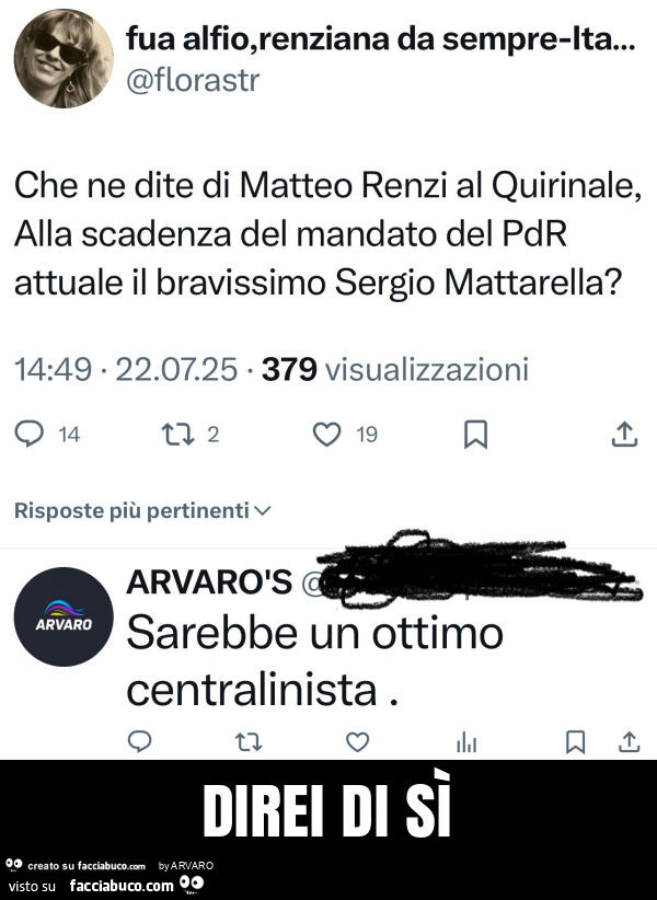 Direi di sì