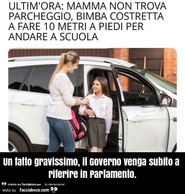 Un fatto gravissimo, il governo venga subito a riferire in parlamento