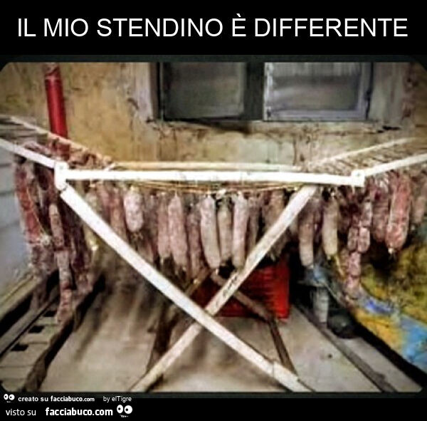 Il mio stendino รจ differente