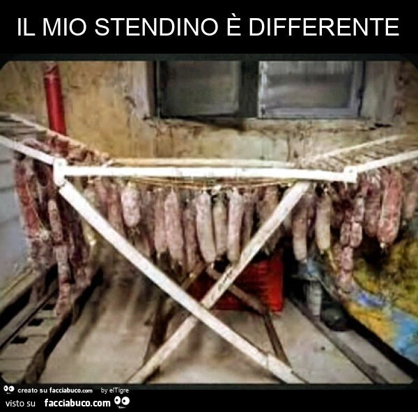 Il mio stendino è differente