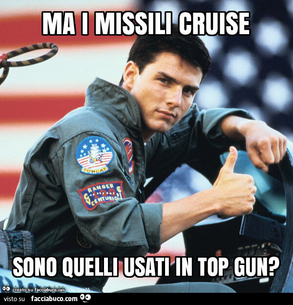 Ma i missili cruise sono quelli usati in top gun?