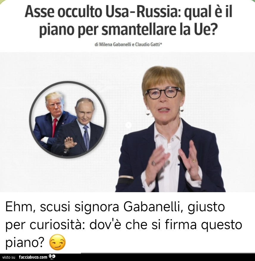 Asse occulto usa-russia: qual รจ il piano per smantellare la ue?