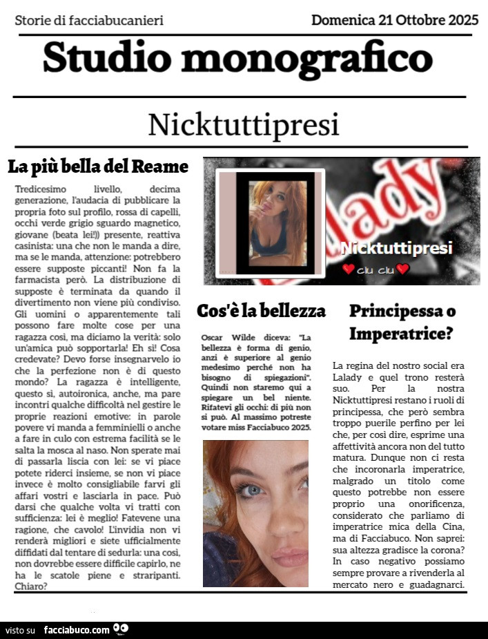 Monografia di Nicktuttipresi