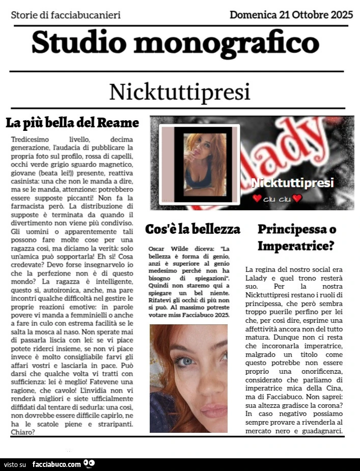 Monografia di Nicktuttipresi