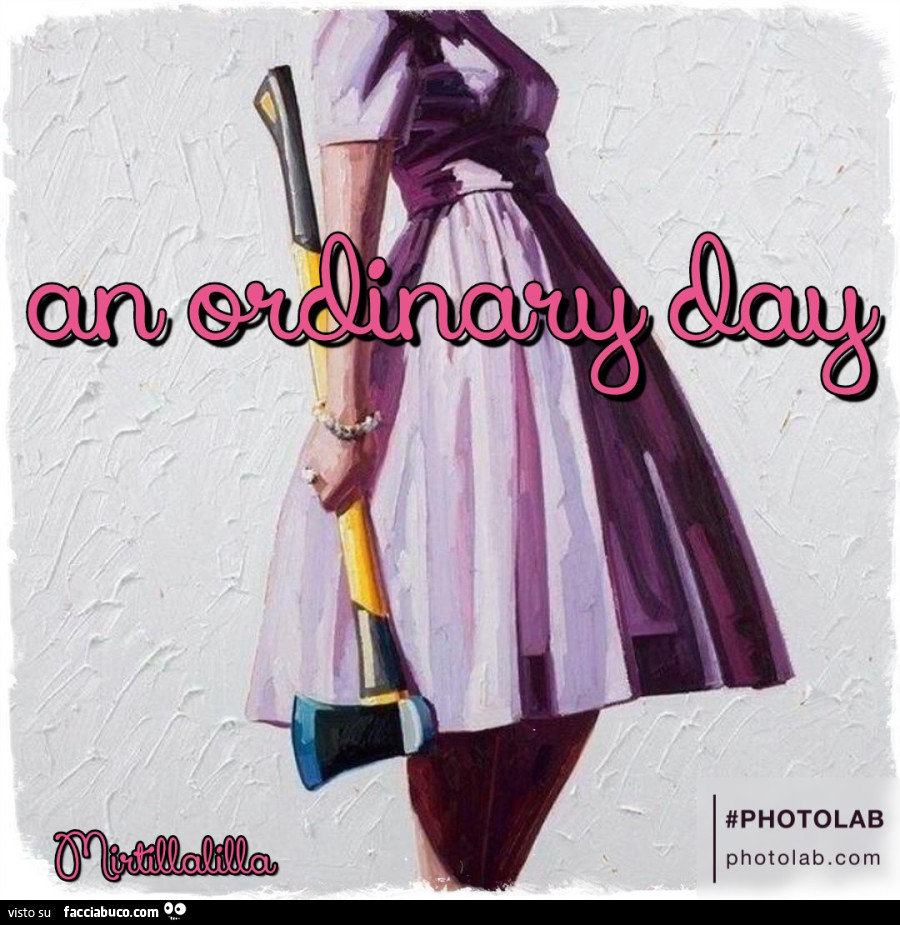 An ordinary day