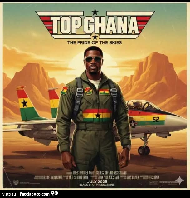 Top Ghana the pride of the skies