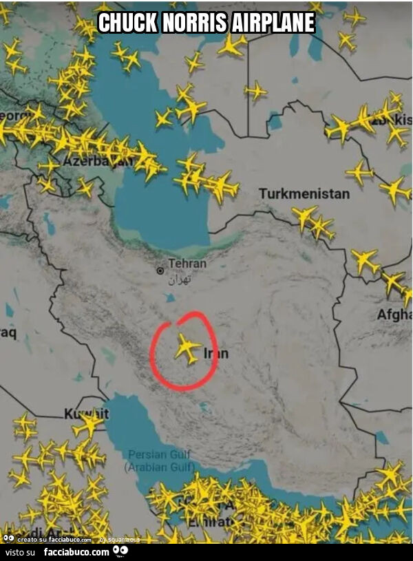 Chuck norris airplane