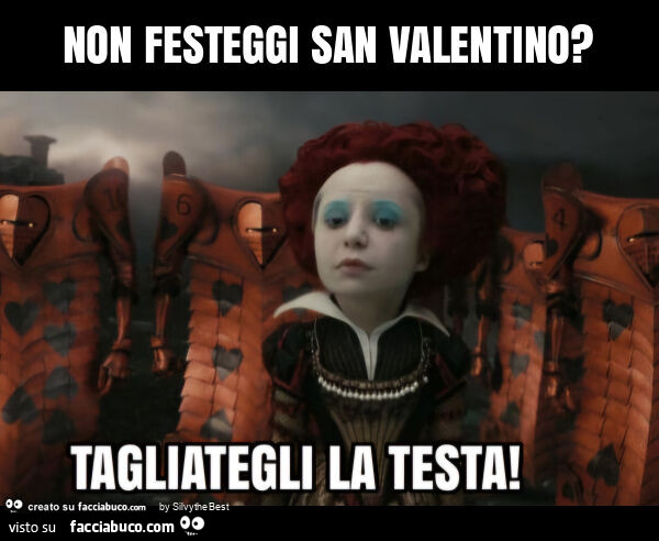 Non festeggi san valentino?