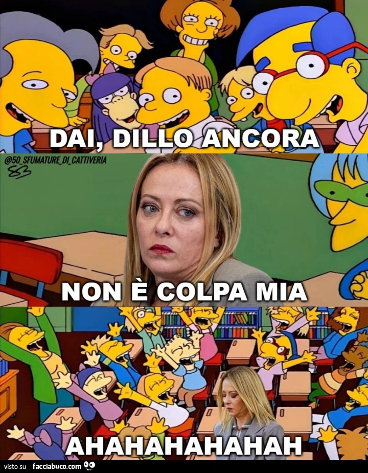Non è colpa mia