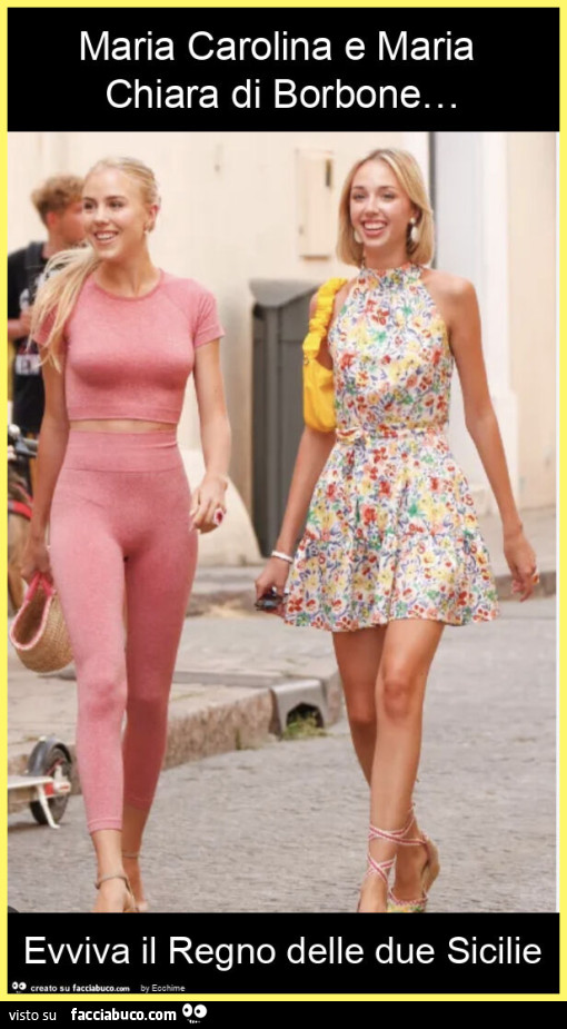 Maria carolina e maria chiara di borbone&hellip; evviva il regno delle due sicilie