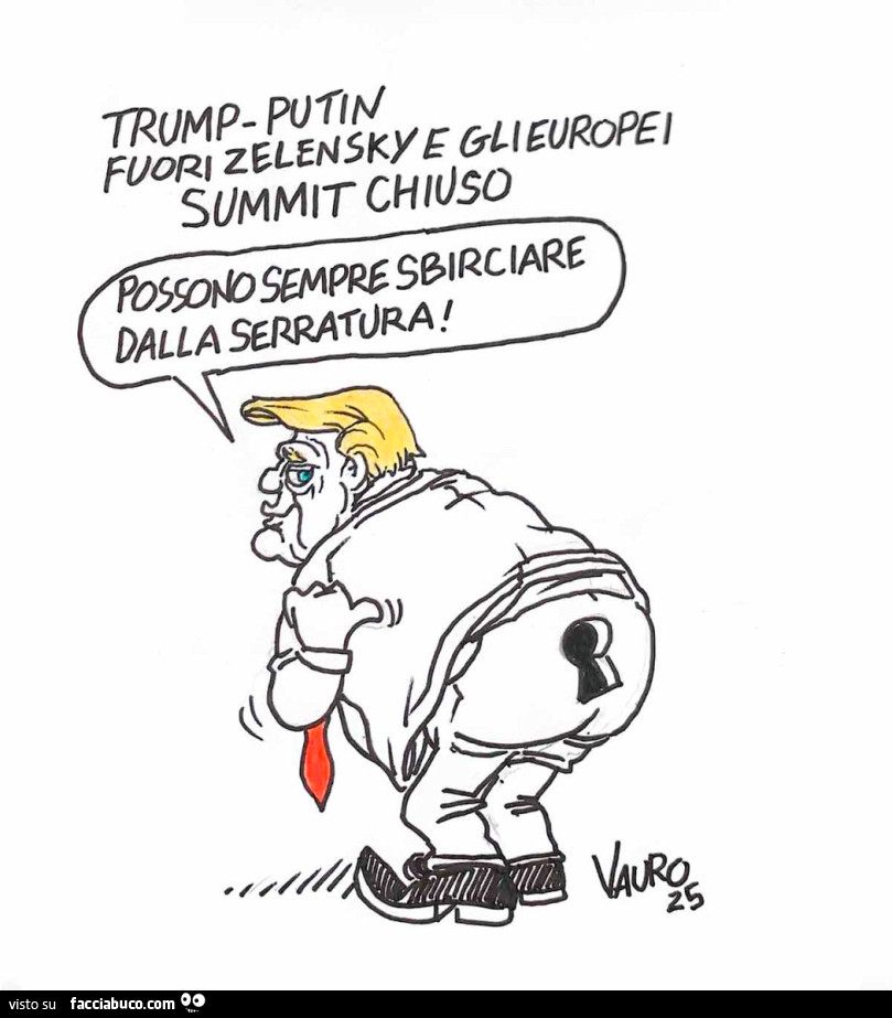 Trump putin fuori zelensky e gli europei summit chiuso