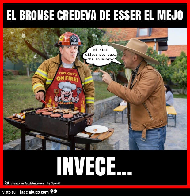 El bronse credeva de esser el mejo invece