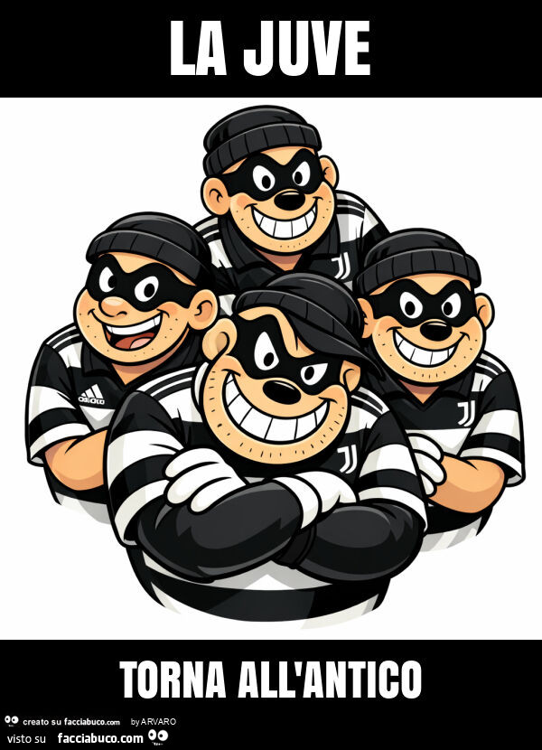 La juve torna all'antico