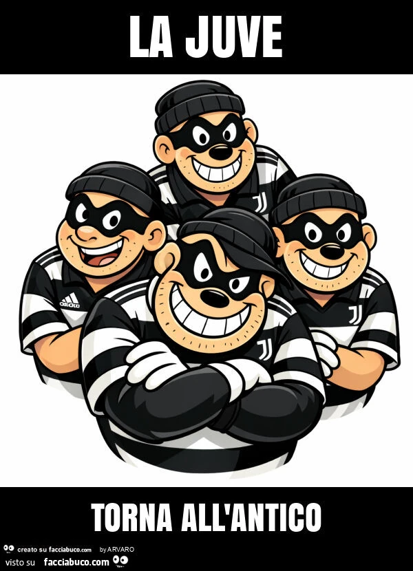 La juve torna all'antico