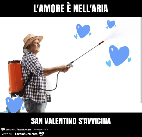 L'amore è nell'aria san valentino s'avvicina
