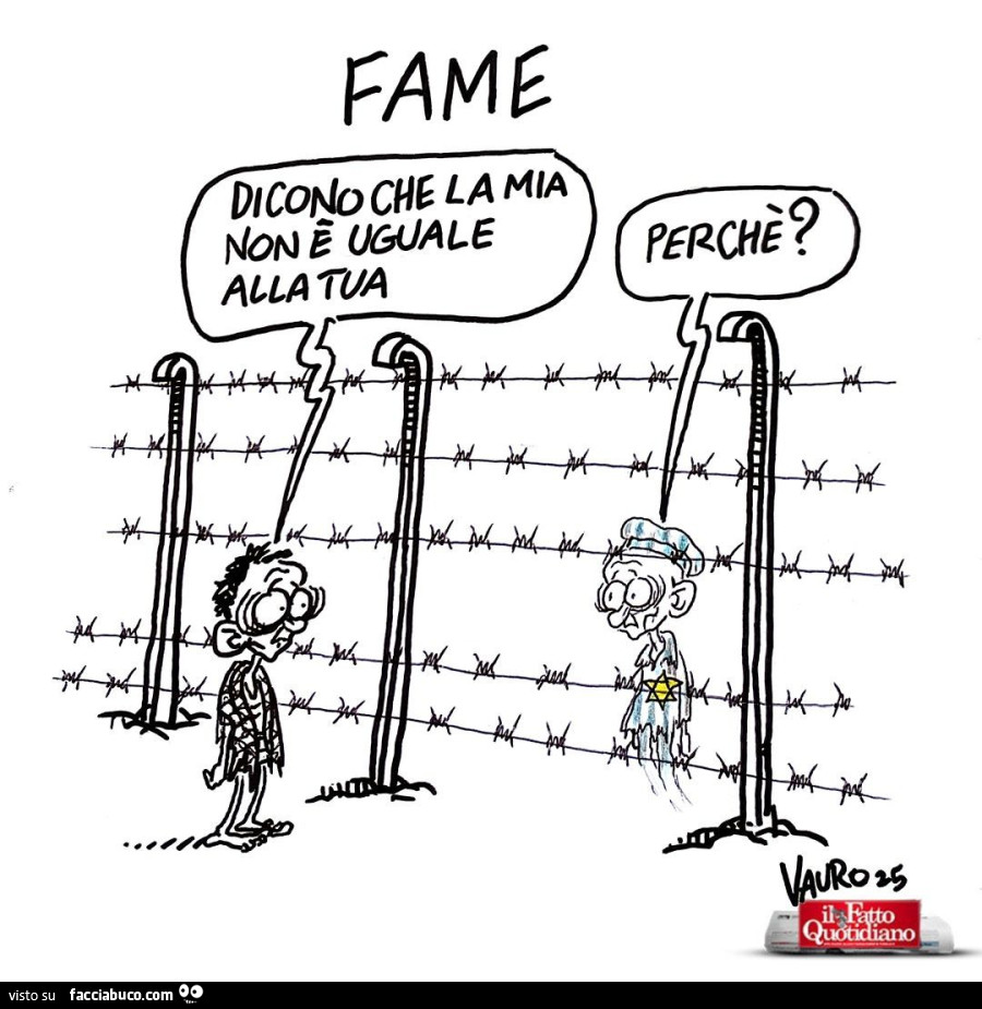 Fame dicono che la mia non è uguale alla tua. Perchè?