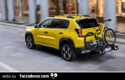 Portabiciclette, chiusura eccentrica ruote bici