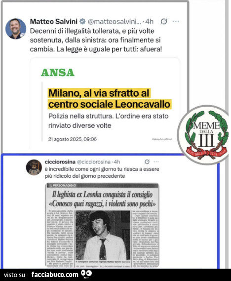 Milano, al via sfratto al centro sociale leoncavallo. È Incredibile come ogni giorno tu riesca a più ridicolo giorno precedente