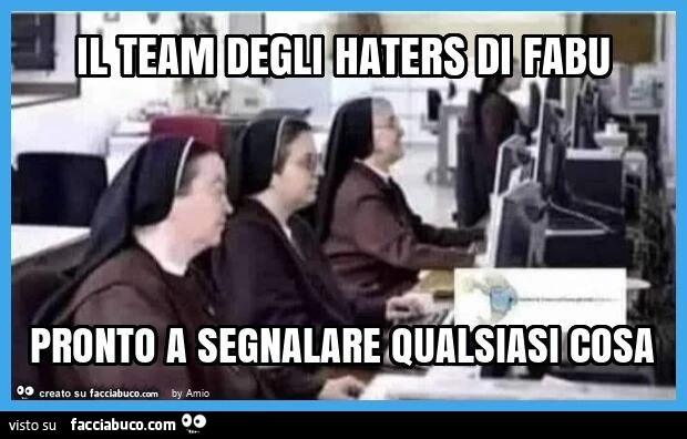 Haters segnalatori di facciabuco