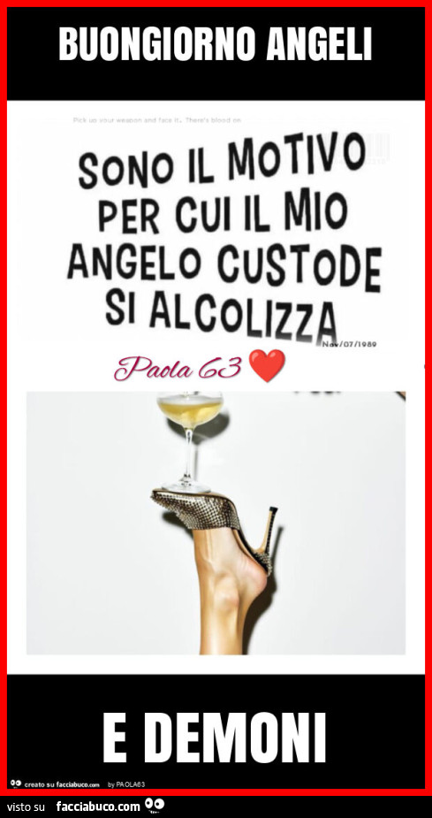 Buongiorno angeli e demoni