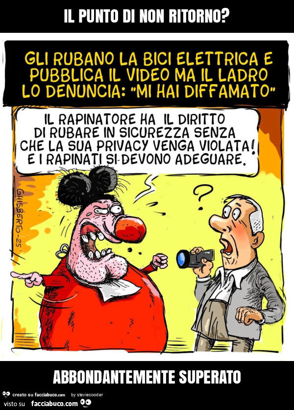 Il punto di non ritorno? Abbondantemente superato