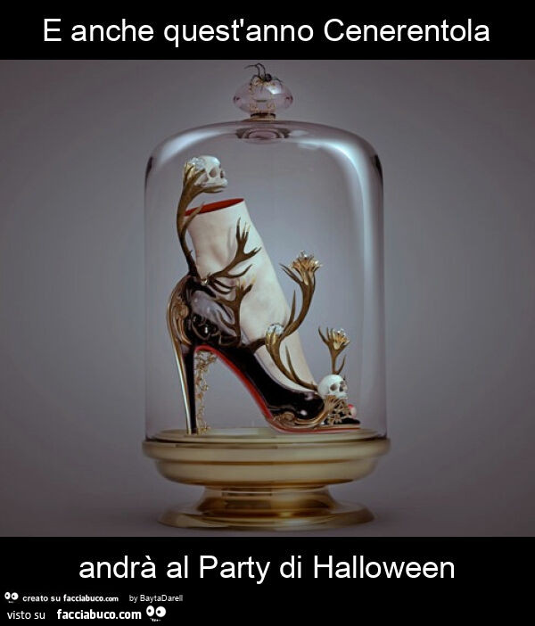 E anche quest'anno Cenerentola andrà al party di Halloween. Natalie Shau, Magia nera