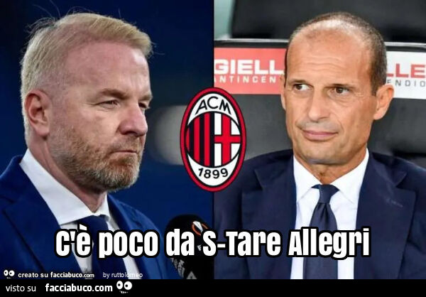 C'è poco da s-tare allegri