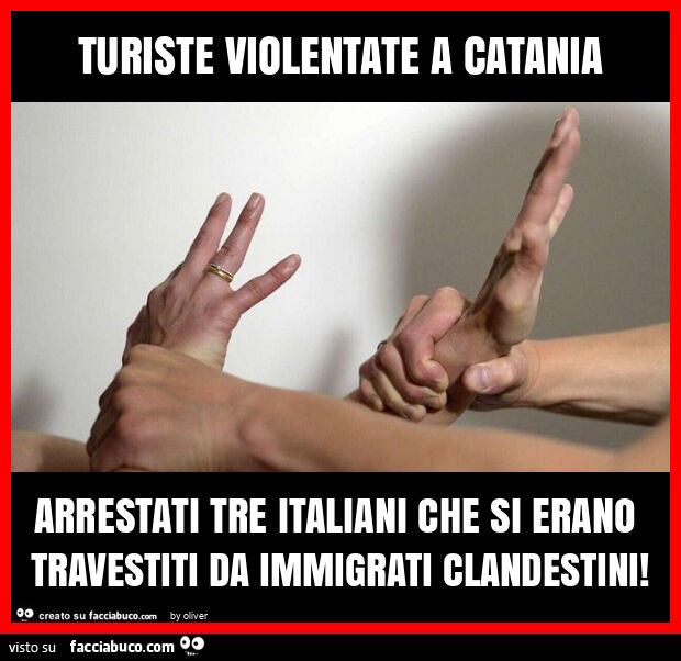 Turiste violentate a catania arrestati tre italiani che si erano travestiti da immigrati clandestini