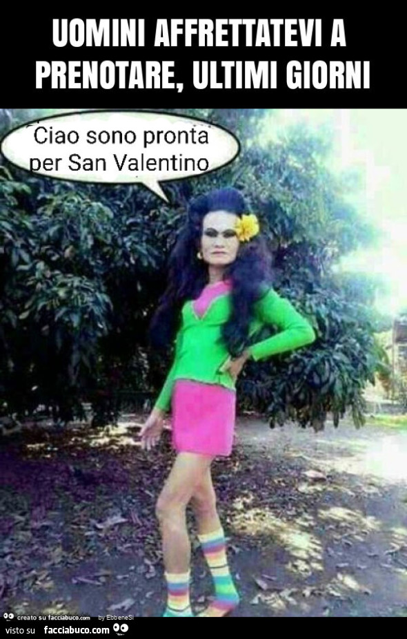 Uomini affrettatevi a prenotare, ultimi giorni