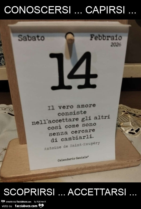 Conoscersi&hellip; capirsi&hellip; scoprirsi&hellip; accettarsi