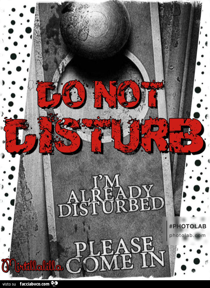 Come in