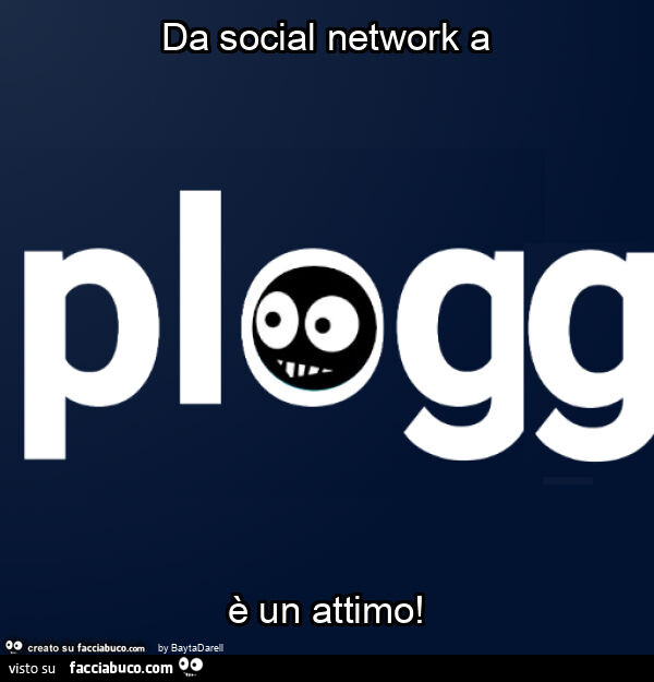 Da social network a PLOGG è un attimo