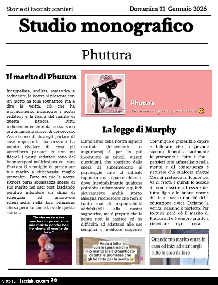 Monografia di Phutura