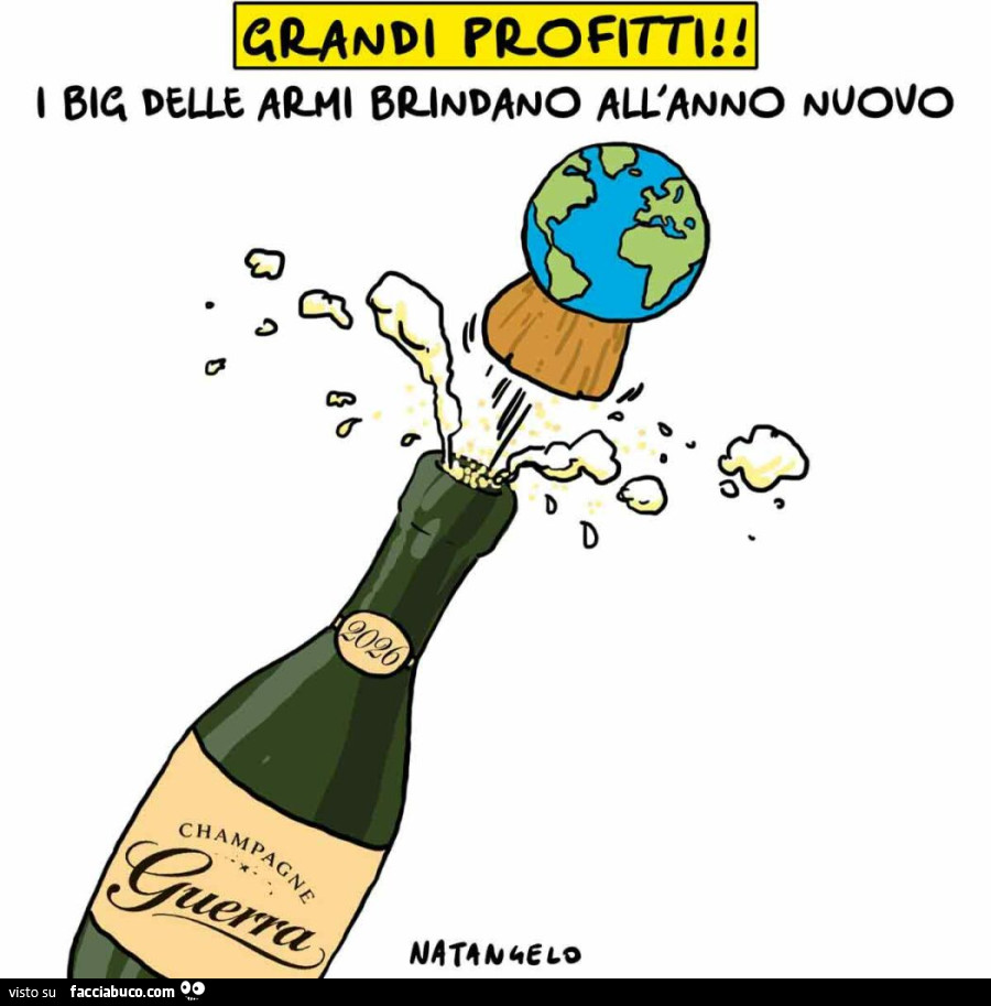 Grandi profitti! I big delle armi brindano all'anno nuovo
