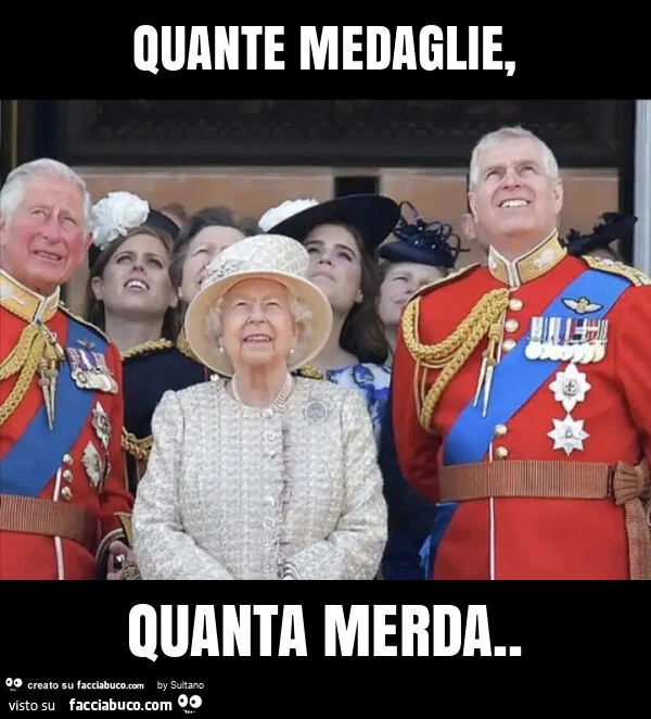 Quante medaglie, quanta merda